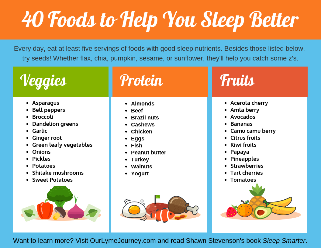 40 Foods to Help You Sleep Better